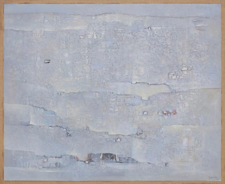 Catalogue raisonné, Abdelkader Guermaz, Paysage bleu — 1978