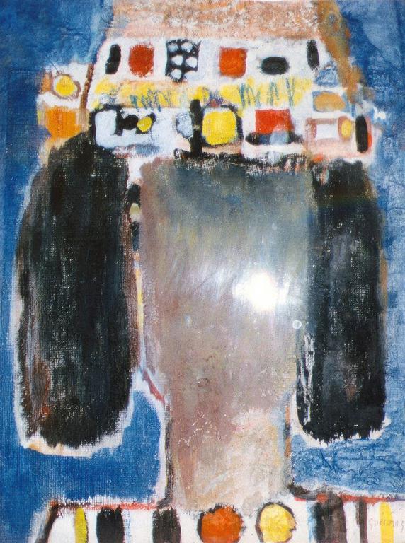 Catalogue raisonné, Abdelkader Guermaz, Fillette aux grands yeux — 1975