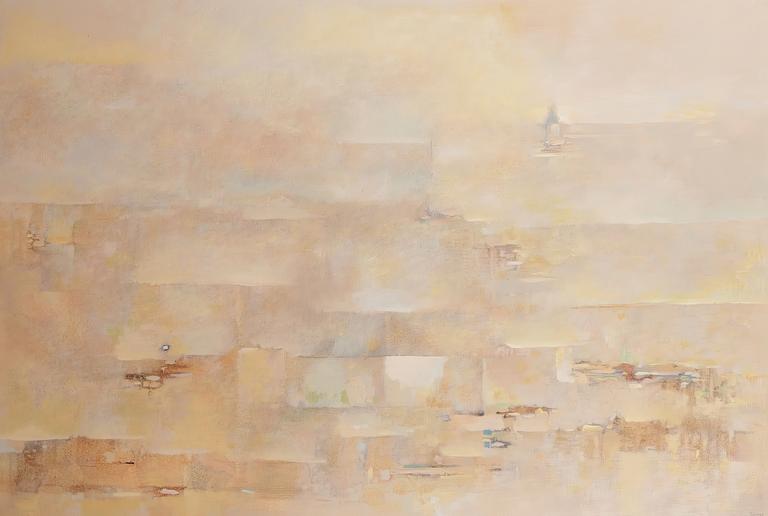 Catalogue raisonné, Abdelkader Guermaz, Paysage III — 1990
