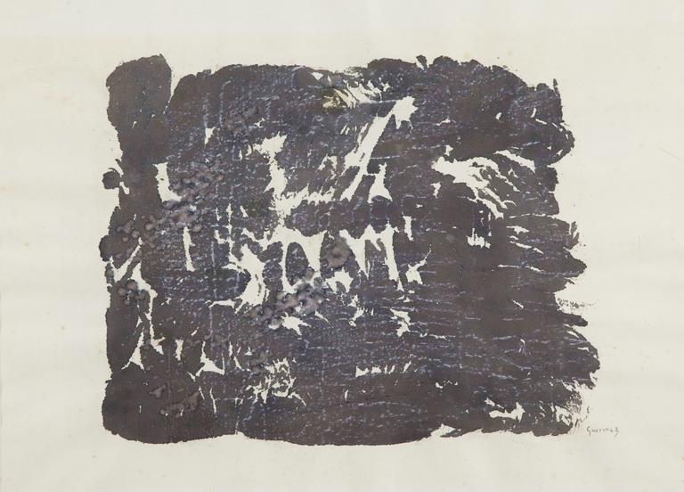 Catalogue raisonné, Abdelkader Guermaz, Gravure — 1995