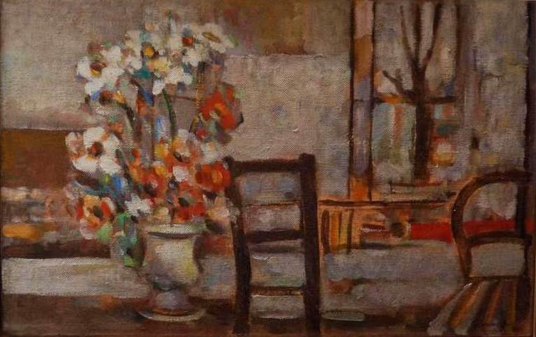 Catalogue raisonné, Abdelkader Guermaz, Fleurs — 1988