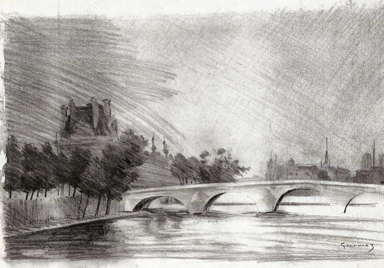 Catalogue raisonné, Abdelkader Guermaz, Seine a Paris