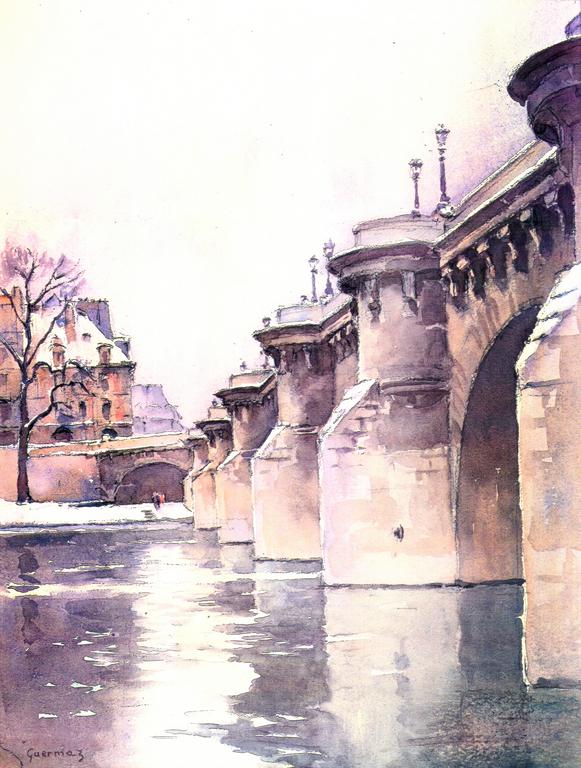 Catalogue raisonné, Abdelkader Guermaz, Le Pont Neuf