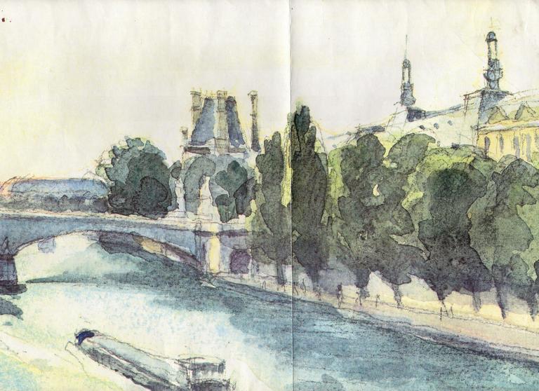 Catalogue raisonné, Abdelkader Guermaz, Pont Carrousel Tuileries