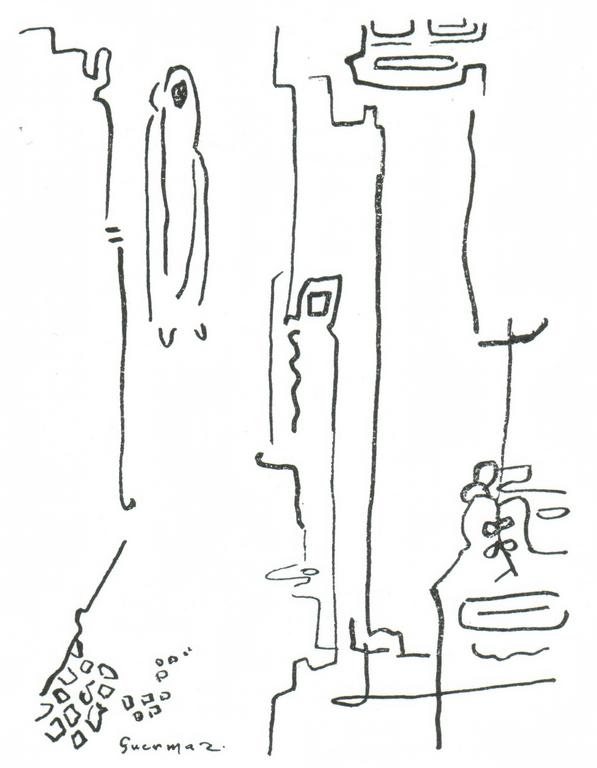 Catalogue raisonné, Abdelkader Guermaz, Sans titre — 1953