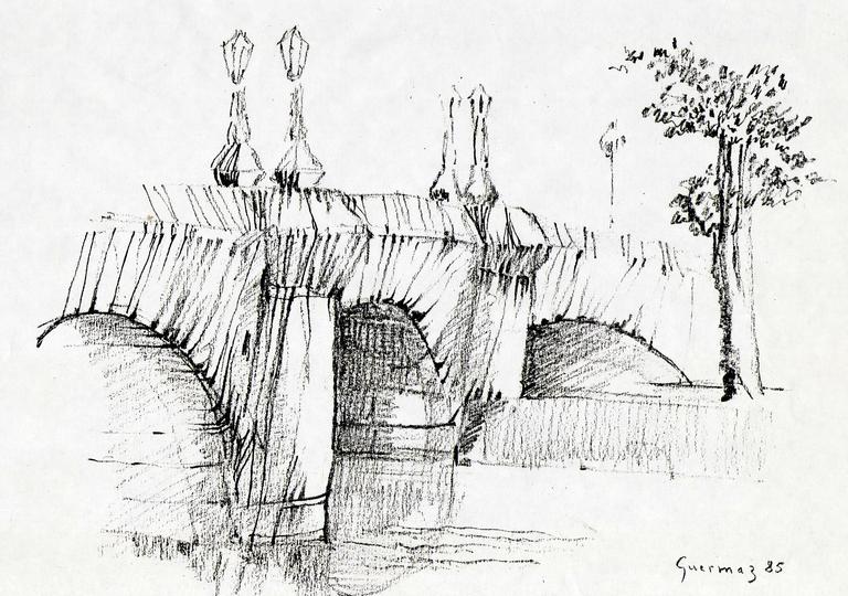 Catalogue raisonné, Abdelkader Guermaz, Pont de Paris