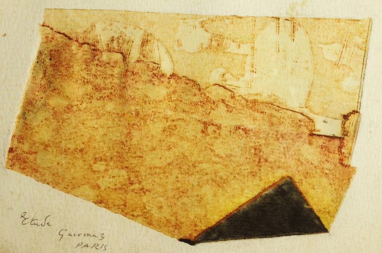 Catalogue raisonné, Abdelkader Guermaz, Etude — 1980