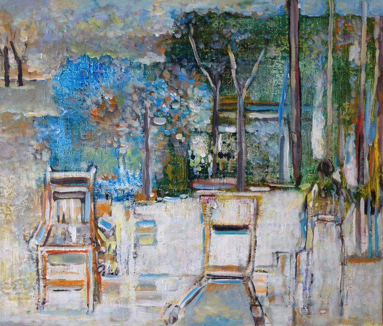 Catalogue raisonné, Abdelkader Guermaz, Le jardin — 1993