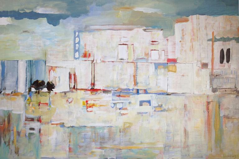 Catalogue raisonné, Abdelkader Guermaz, Paysage II — 1992