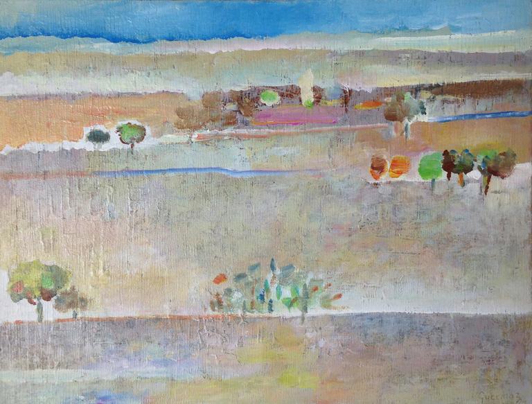 Catalogue raisonné, Abdelkader Guermaz, Paysage III — 1993