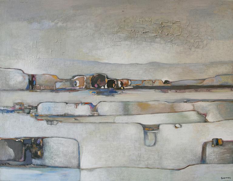 Catalogue raisonné, Abdelkader Guermaz, Paysage imaginaire — 1975