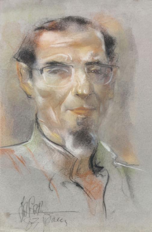 Catalogue raisonné, Abdelkader Guermaz, Autoportrait — 1960