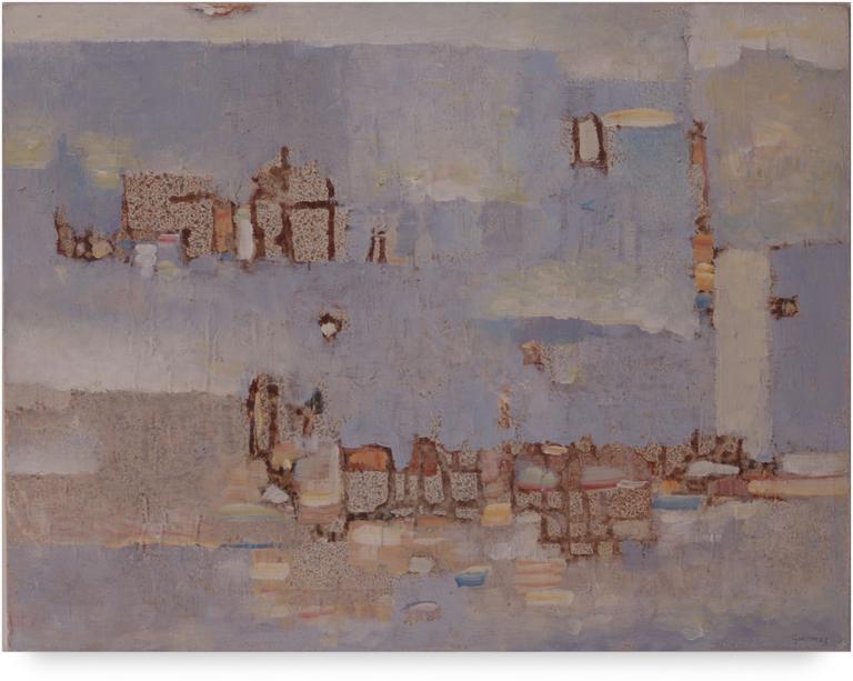 Catalogue raisonné, Abdelkader Guermaz, Payasge III — 1992