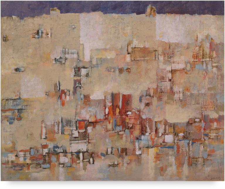 Catalogue raisonné, Abdelkader Guermaz, Bleu nocturne — 1994
