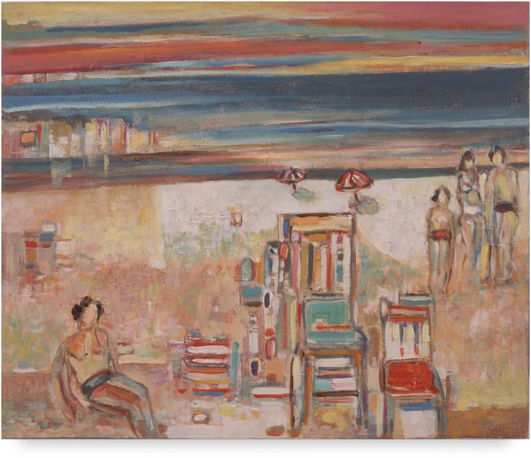 Catalogue raisonné, Abdelkader Guermaz, Plage onirique — 1994