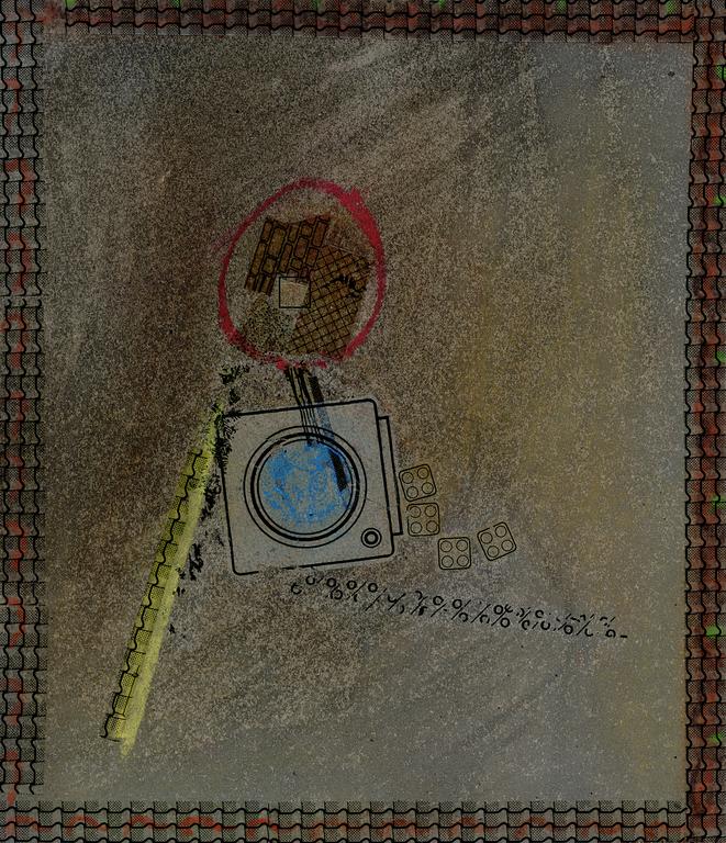 Catalogue raisonné, Bernadette Delrieu, Mémoire d'une vie, portrait n°14 - 1991
