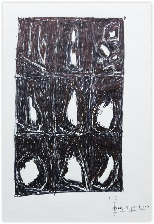 Catalogue raisonné, Bernadette Delrieu, Feux, apparitions n°01 - 1992