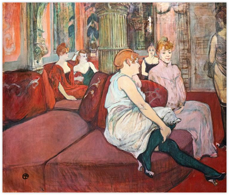 Catalogue raisonné, Henri de Toulouse-Lautrec, Au Salon de la rue des Moulins — 1894