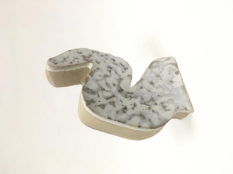 Catalogue raisonné, Daniel Boursin, virgule stoneware — 2020