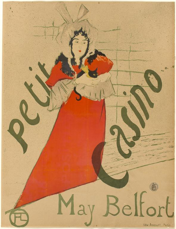Catalogue raisonné, Henri de Toulouse-Lautrec, May Belfort au Petit Casino — 1895