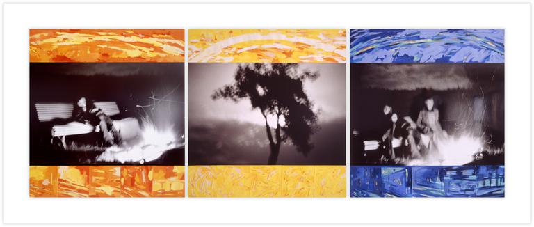 Catalogue raisonné, Bernadette Delrieu, Feux - 1992