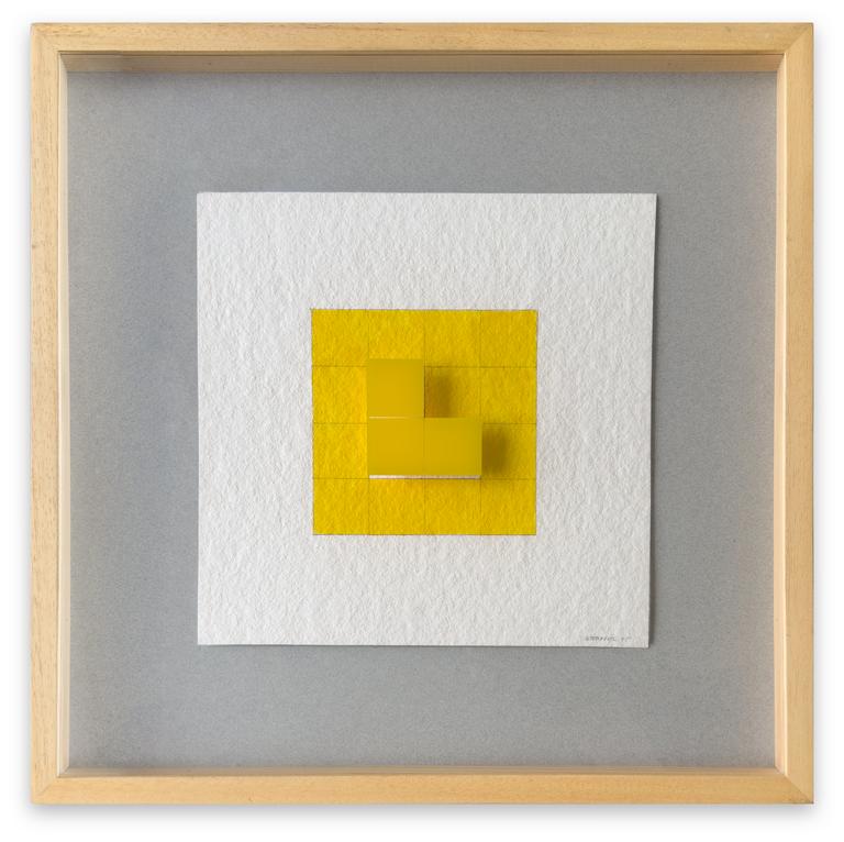 Catalogue raisonné, André Stempfel, 3 carrés en équerre — 1995