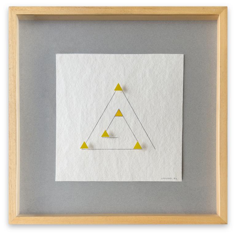 Catalogue raisonné, André Stempfel, Triangles dans triangles — 1994