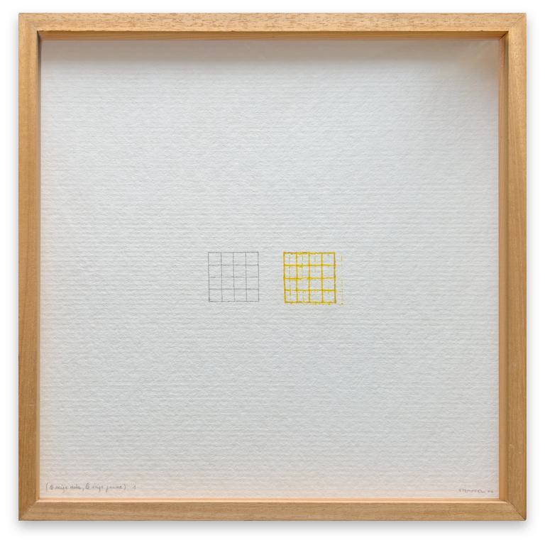 Catalogue raisonné, André Stempfel, Le Seize noir, le seize jaune (1) — 2000