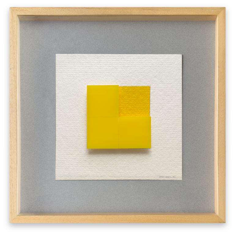 Catalogue raisonné, André Stempfel, 3 carrés + un — 1994