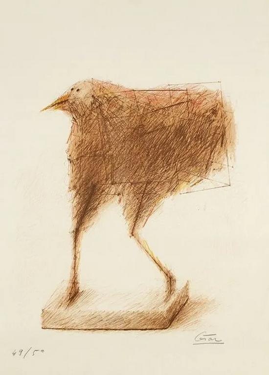 Catalogue raisonné, Henri Baviera, César, La Poule — 1980
