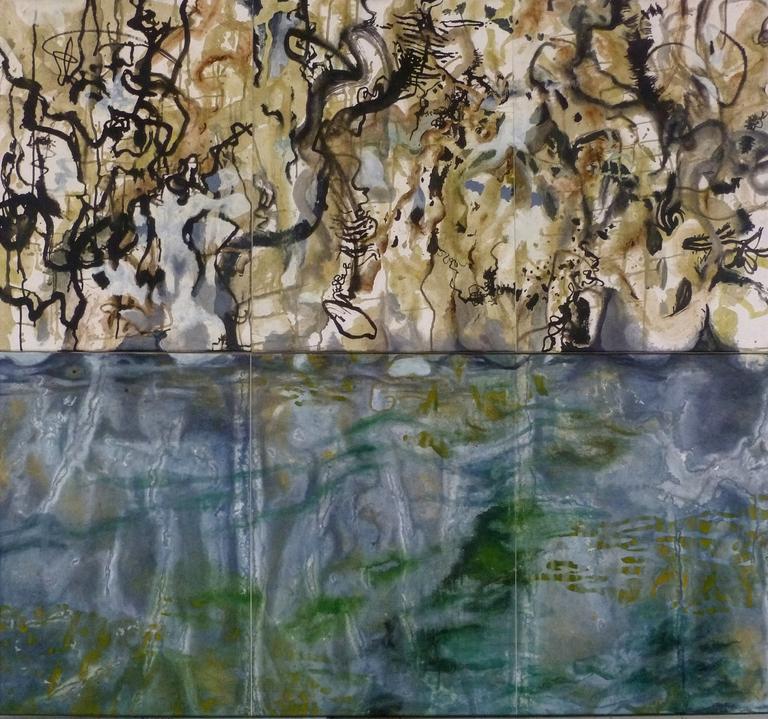 Catalogue raisonné, Daniel Boursin, 6F blue riverside — 2004
