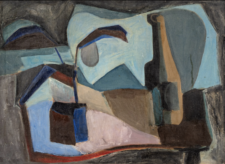 Catalogue raisonné, Vladimir Yankilevsky, Still Life with Guitar, 1959