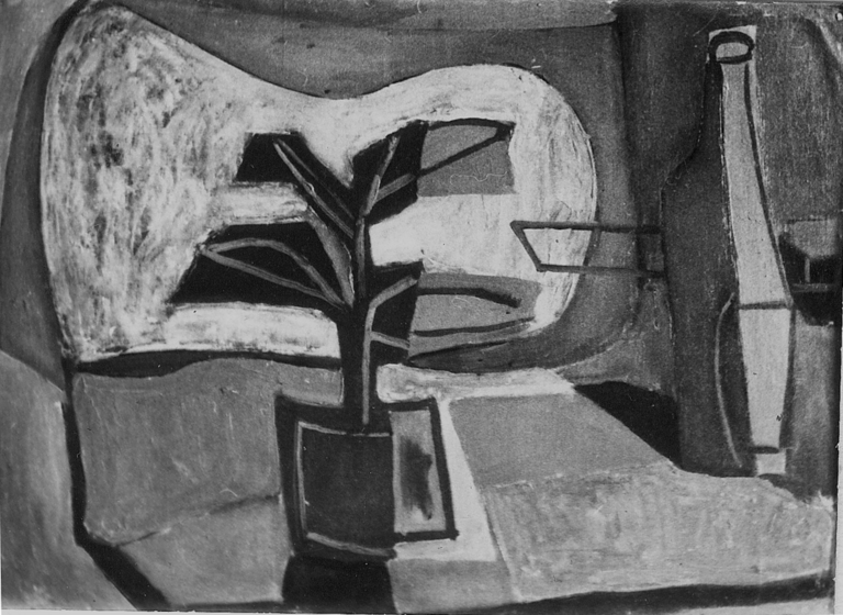 Catalogue raisonné, Vladimir Yankilevsky, Still Life with Guitar, 1959