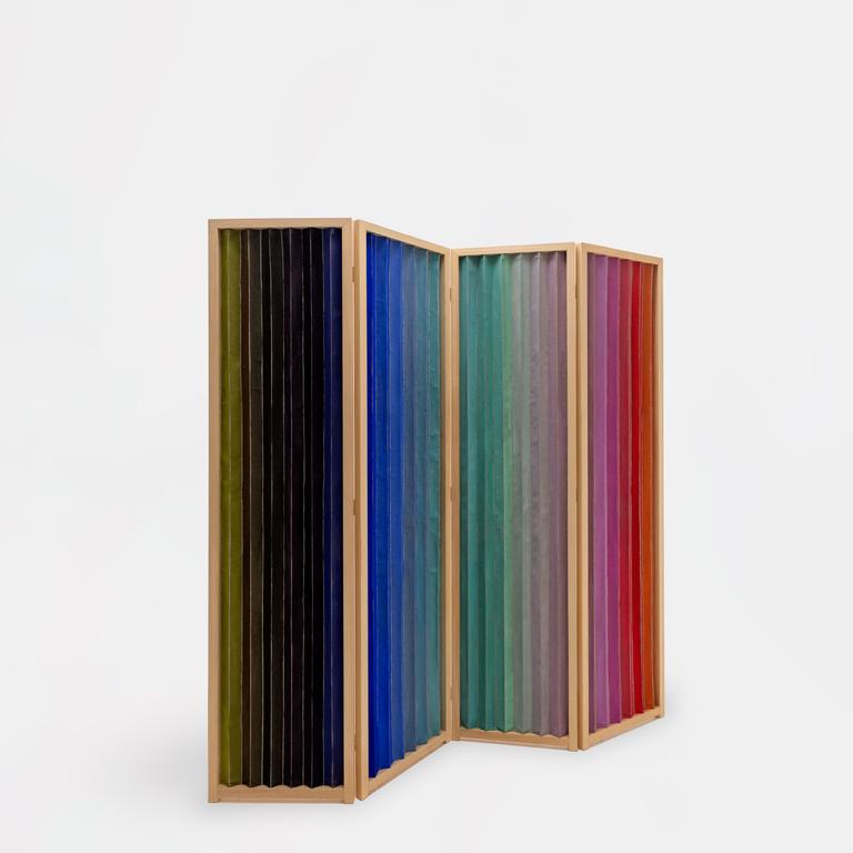 Catalogue raisonné, Julie Polidoro, COLORI PIEGATI (Paravent) — 2026