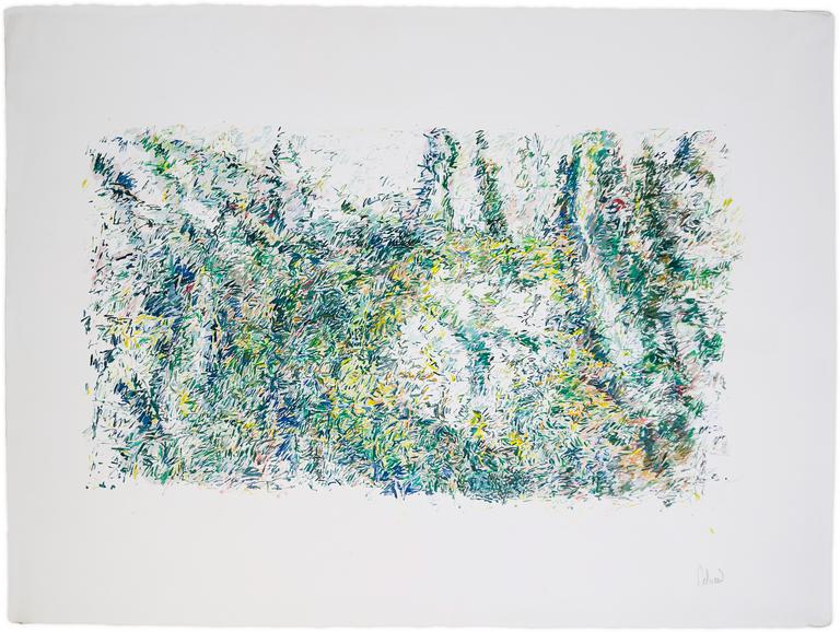 Catalogue raisonné, Bernadette Delrieu, Jardin N°02 - 1994