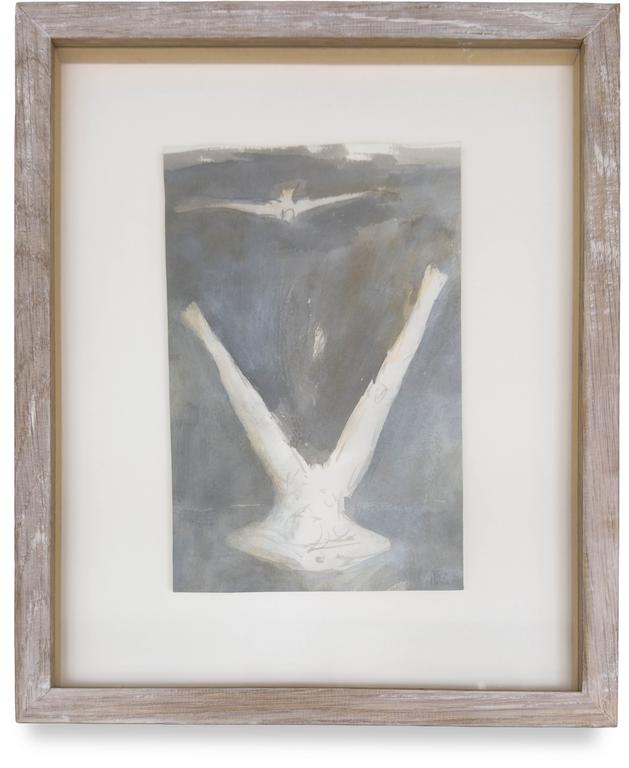 Catalogue raisonné, Bernadette Delrieu, Je bats la campagne, Femme et l'oiseau - 1996