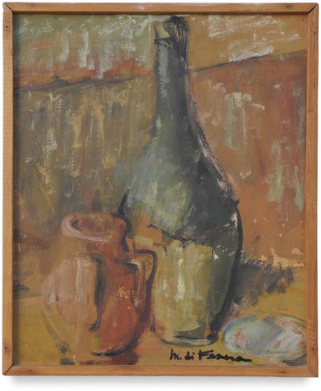 Catalogue raisonné, Francesco Marino di Teana, Nature morte 1958 Botella Arno Gaillard — 1958