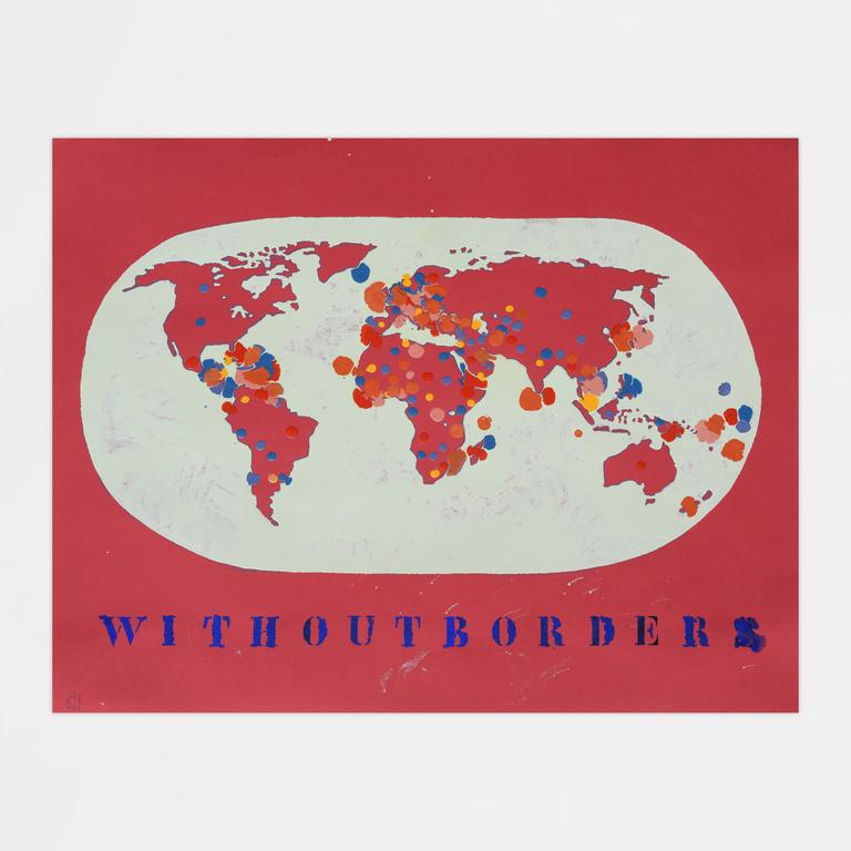 Catalogue raisonné, Julie Polidoro, WITHOUT BORDERS II — 2022