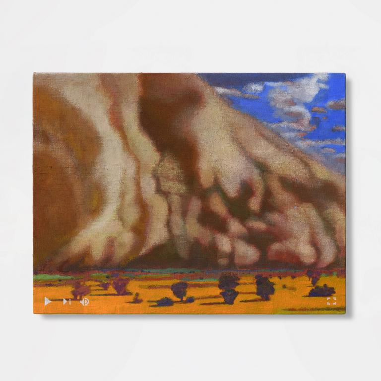 Catalogue raisonné, Julie Polidoro, ORANGE DUST STORM — 2023