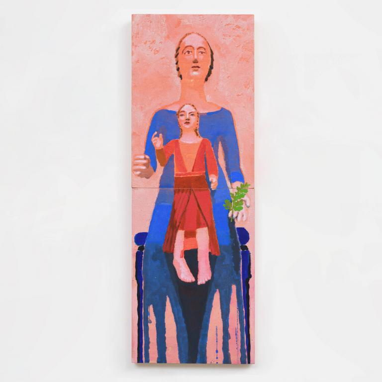 Catalogue raisonné, Julie Polidoro, MADONNA CON BAMBINO (DITTICO) — 2014