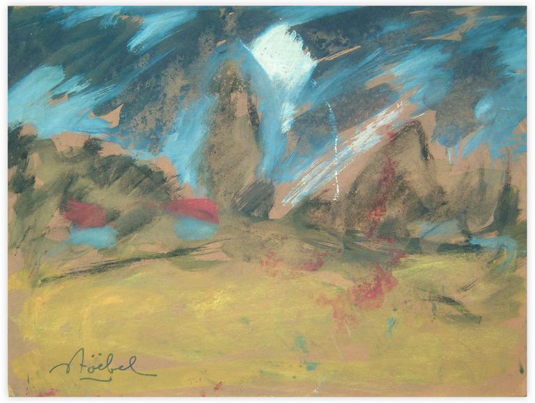 Catalogue raisonné, Edgar Stoëbel, approaching storm — 