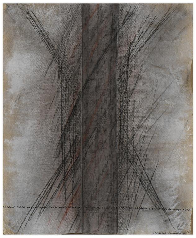 Catalogue raisonné, Henri Maccheroni, Défense d'afficher - circa 1982