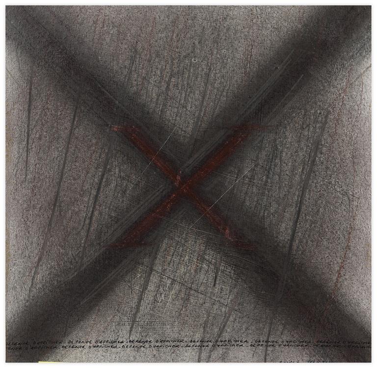 Catalogue raisonné, Henri Maccheroni, Défense d'afficher - circa 1982