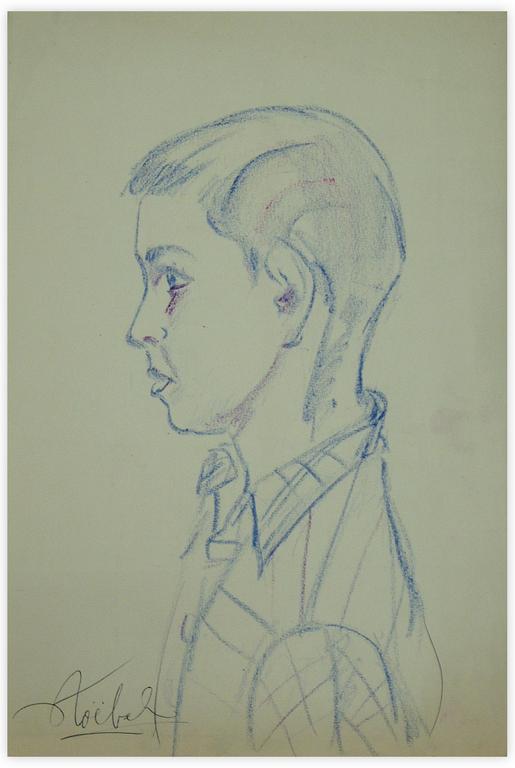 Catalogue raisonné, Edgar Stoëbel, profil d'homme — 