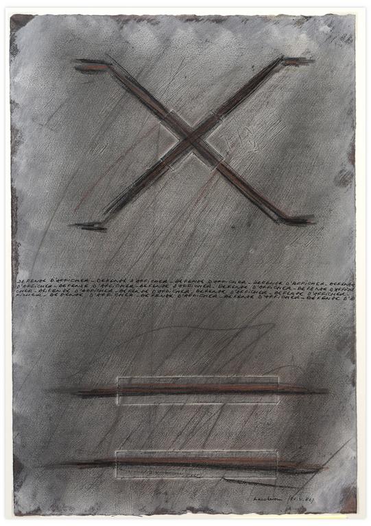 Catalogue raisonné, Henri Maccheroni, Défense d'afficher - circa 1982