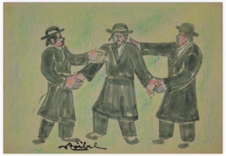 Catalogue raisonné, Edgar Stoëbel, "the rabbi brother" - Hébraïca — 