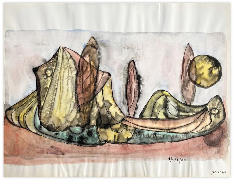 Catalogue raisonné, Henri Maccheroni, Sans titre, Journal de l’œuvre - 1960