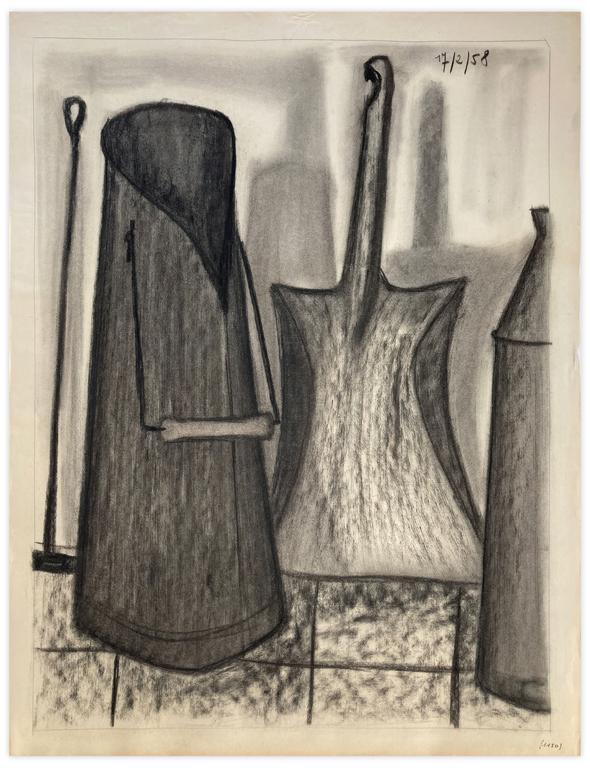 Catalogue raisonné, Henri Maccheroni, Sans titre, Journal de l’œuvre - 1958