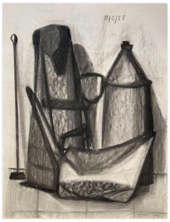 Catalogue raisonné, Henri Maccheroni, Sans titre, Journal de l’œuvre - 1958
