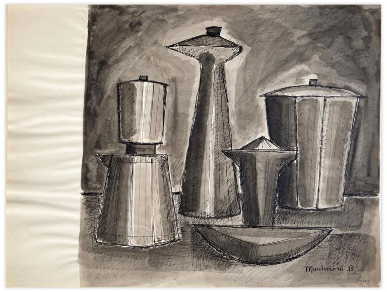 Catalogue raisonné, Henri Maccheroni, Sans titre, Journal de l’œuvre - 1958
